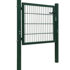 Clôtures & Barrières-vidaXL Portail de clôture 2D (simple) 100x80 cm Vert