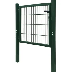 Clôtures & Barrières-vidaXL Portail de clôture 2D (simple) 100x80 cm Vert