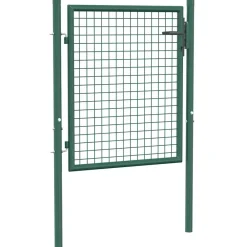 Clôtures & Barrières-vidaXL Portail de clôture en acier 100x75 cm vert