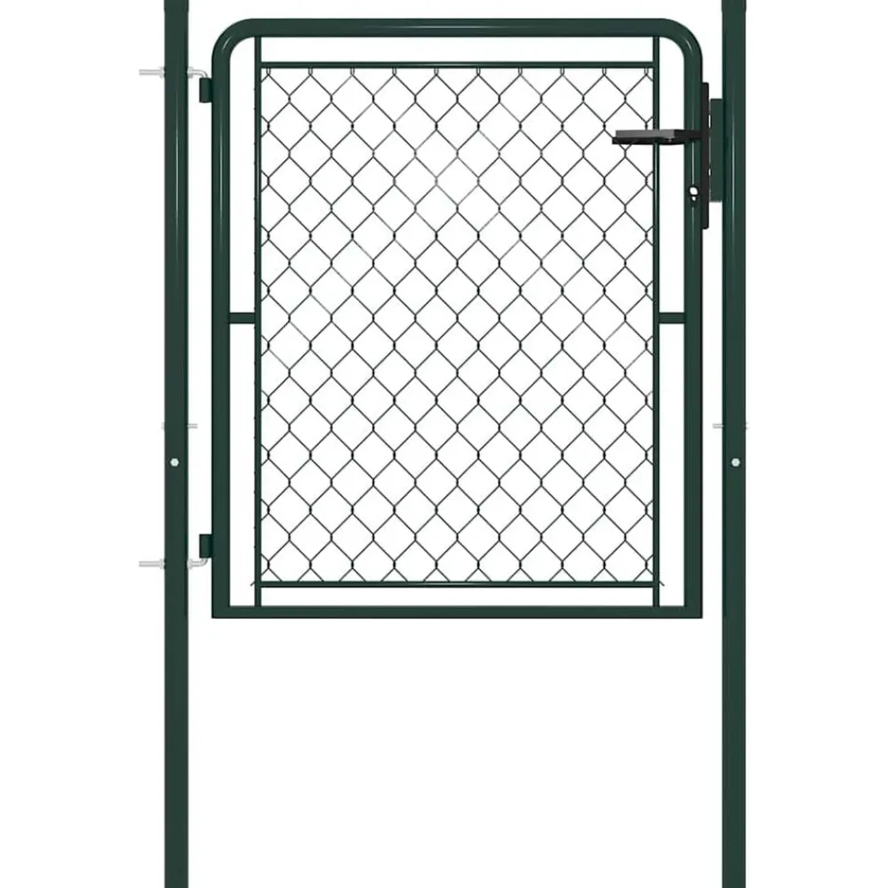 vidaXL Portail de jardin en acier 100 x 75 cm