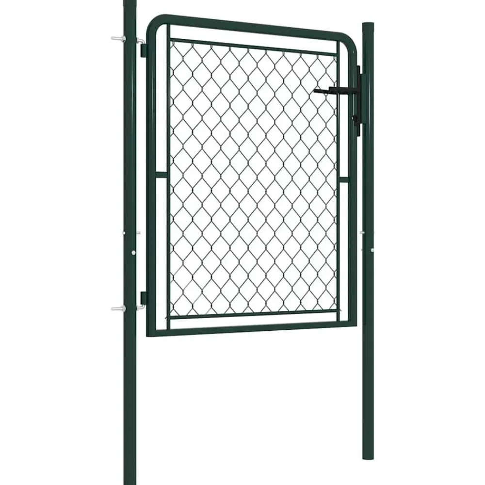 vidaXL Portail de jardin en acier 100 x 75 cm