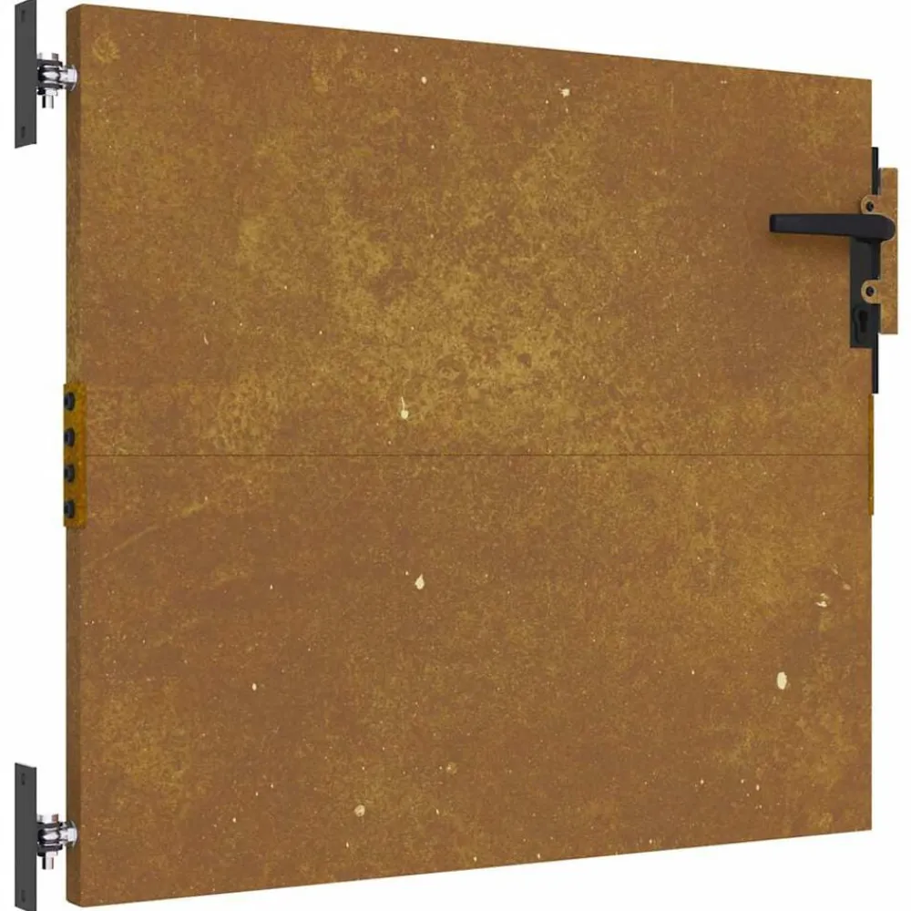 vidaXL Portail de jardin 85x75 cm acier corten