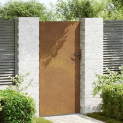 Clôtures & Barrières-vidaXL Portail de jardin 85x200 cm acier corten