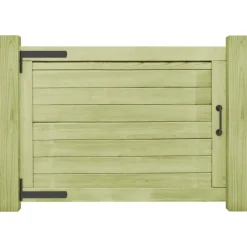 Clôtures & Barrières-vidaXL Portail de jardin Bois de pin imprégné 75x100 cm