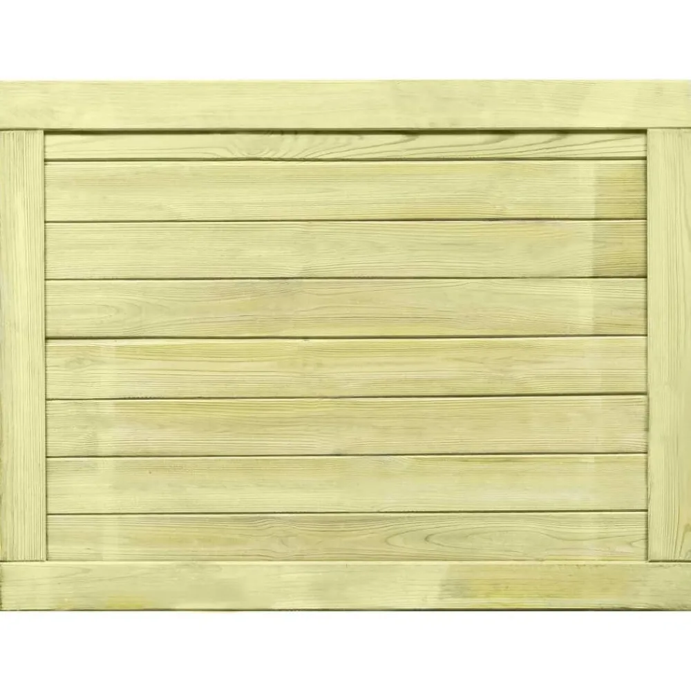 Clôtures & Barrières-vidaXL Portail de jardin Bois de pin imprégné 75x100 cm