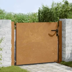Clôtures & Barrières-vidaXL Portail de jardin 100x75 cm en acier Corten Rusty