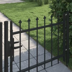 vidaXL Portail de porte Boxtel avec tête pointue 100x75 cm