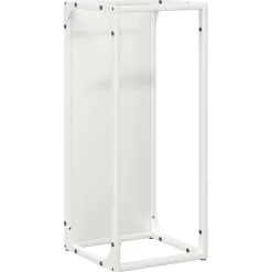 Accessoires Pour Cheminées & Poêles À Bois-vidaXL Portant de bois chauffage 25x25x60 cm Blanc