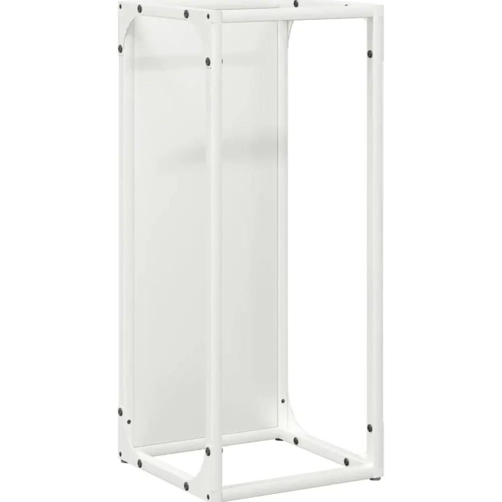 Accessoires Pour Cheminées & Poêles À Bois-vidaXL Portant de bois chauffage 25x25x60 cm Blanc