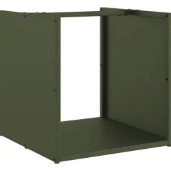 Accessoires Pour Cheminées & Poêles À Bois-vidaXL Portant de bois chauffage 40x40x40 cm Vert olive