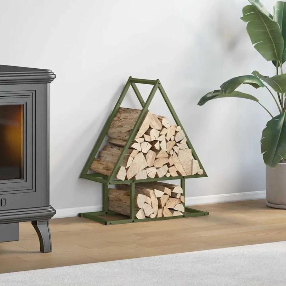 vidaXL Portant de bois chauffage 50x25x60 cm