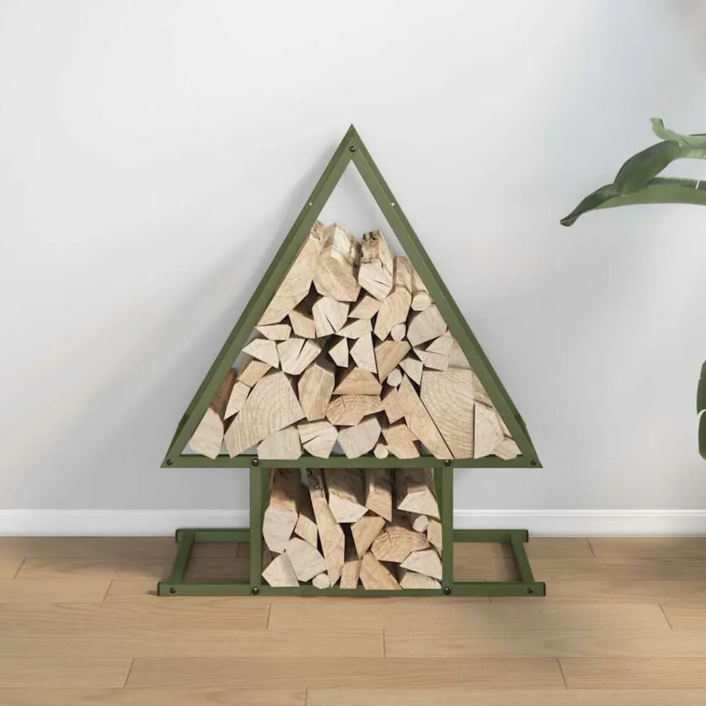 vidaXL Portant de bois chauffage 50x25x60 cm