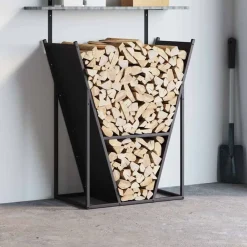 vidaXL Portant de bois chauffage 69,5x35x81 cm