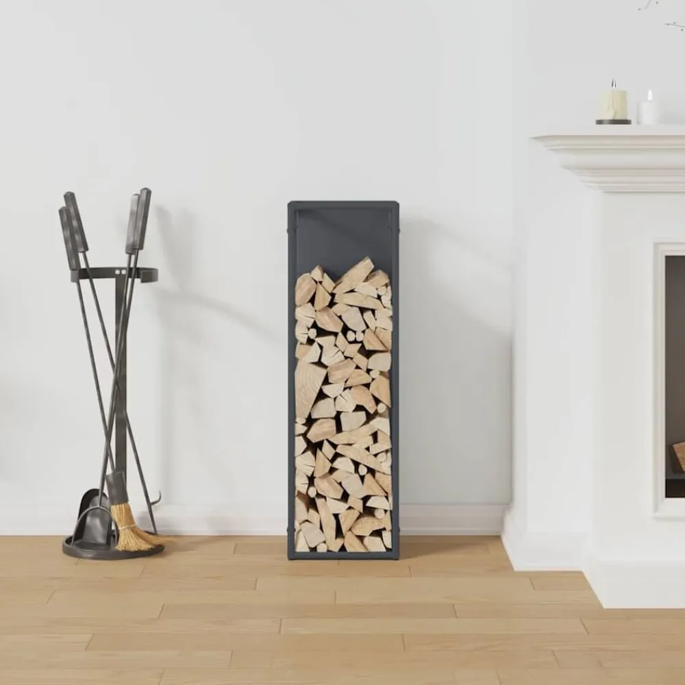 vidaXL Portant de bois chauffage 25x25x80 cm