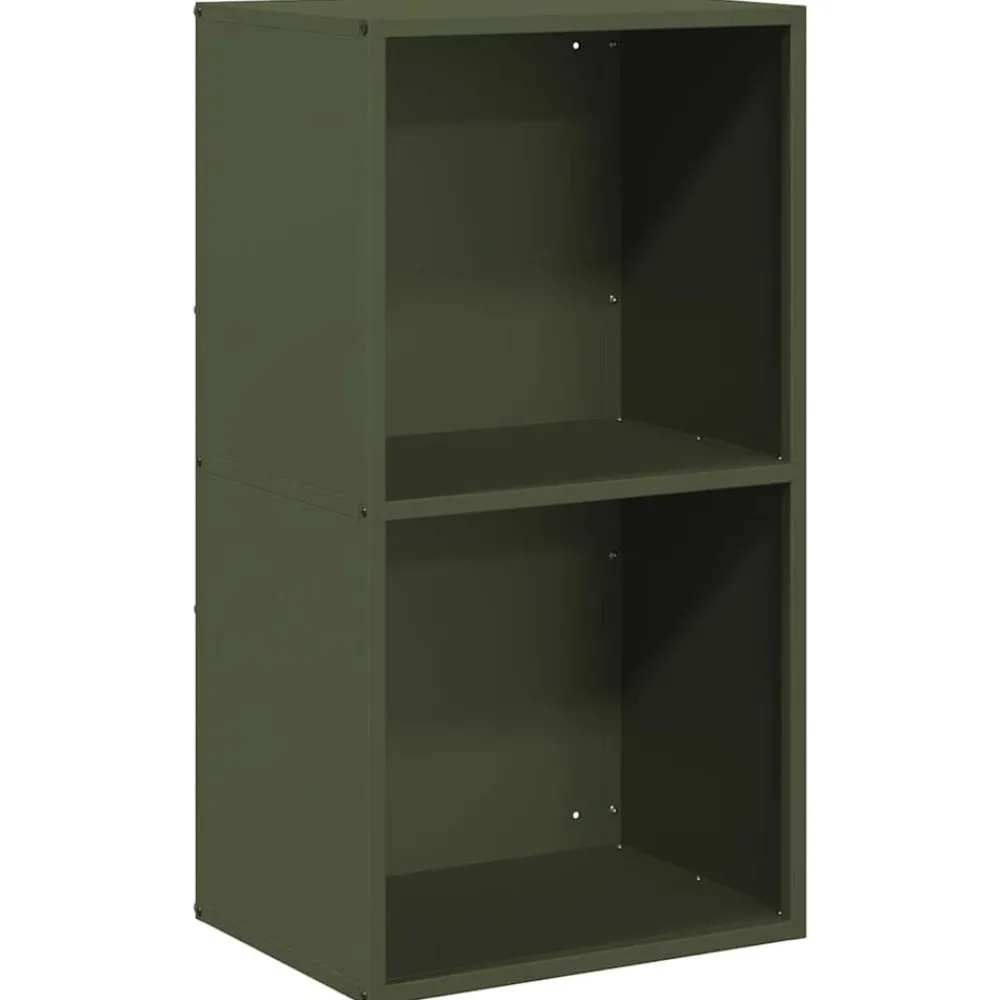 Accessoires Pour Cheminées & Poêles À Bois-vidaXL Portant de bois chauffage 40x30x75 cm Vert olive