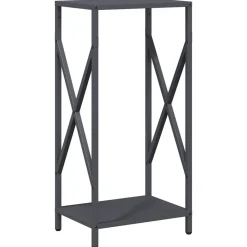 Accessoires Pour Cheminées & Poêles À Bois-vidaXL Portant de bois chauffage 34x25x70 cm Anthracite