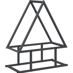 Accessoires Pour Cheminées & Poêles À Bois-vidaXL Portant de bois chauffage 50x25x60 cm Anthracite