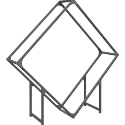 Accessoires Pour Cheminées & Poêles À Bois-vidaXL Portant de bois chauffage 100x25x100 cm Anthracite