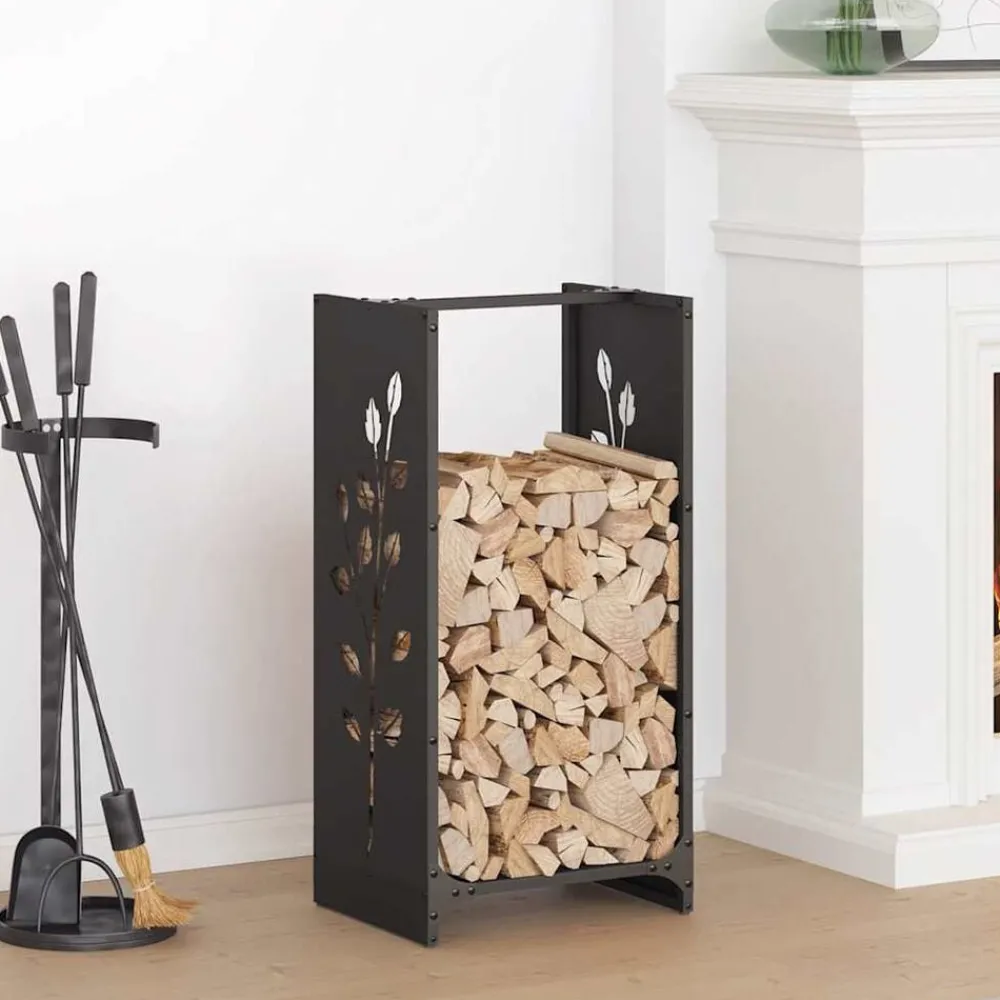 vidaXL Portant de bois chauffage 40x30x80 cm
