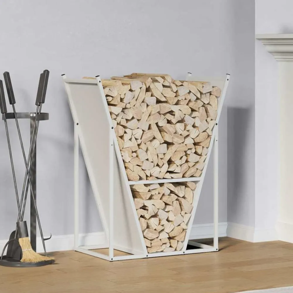 vidaXL Portant de bois chauffage 69,5x35x81 cm