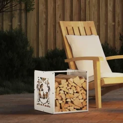 vidaXL Portant de bois chauffage 40x40x40 cm