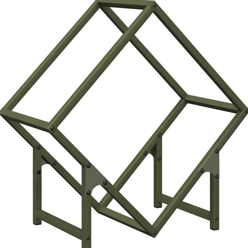 vidaXL Portant de bois chauffage 50x25x50 cm