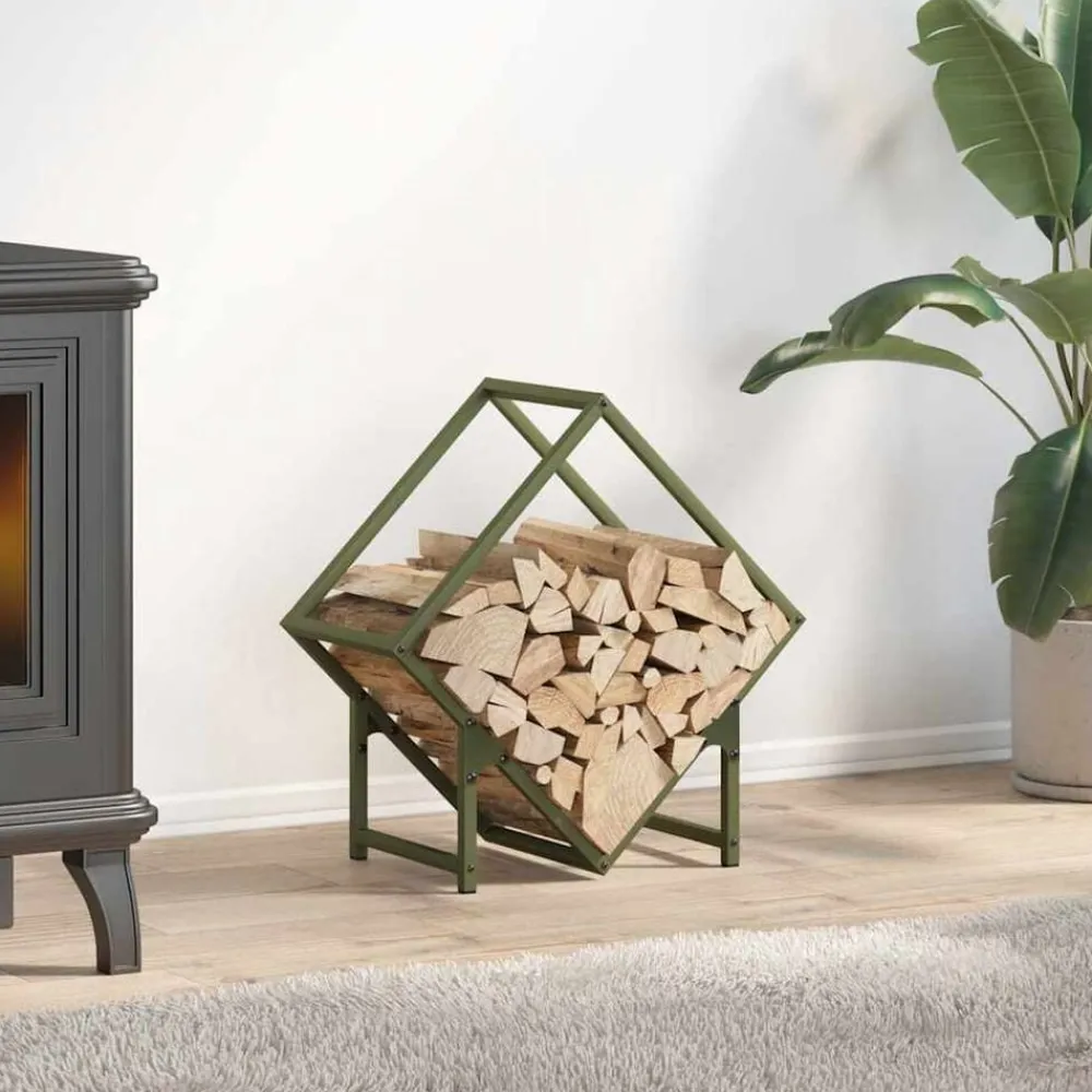 vidaXL Portant de bois chauffage 50x25x50 cm