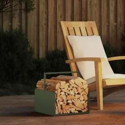 vidaXL Portant de bois chauffage 40x40x40 cm