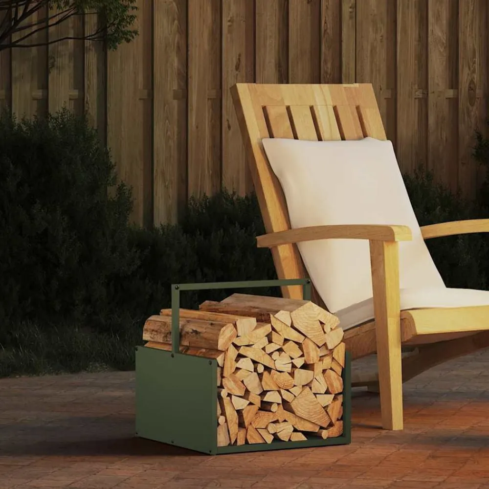 vidaXL Portant de bois chauffage 40x40x40 cm