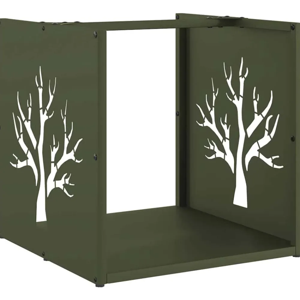 vidaXL Portant de bois chauffage 40x40x40 cm