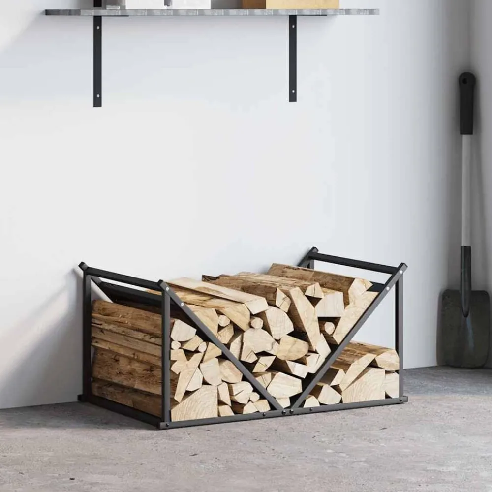 vidaXL Portant de bois chauffage 70x43x34,5 cm