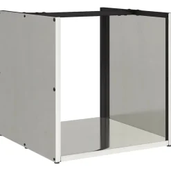 Accessoires Pour Cheminées & Poêles À Bois-vidaXL Portant de bois de chauffage 40x40x40 cm Acier inoxydable