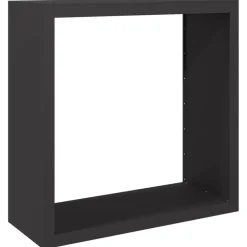 vidaXL Portant de bois de chauffage noir 100x40x100 cm acier
