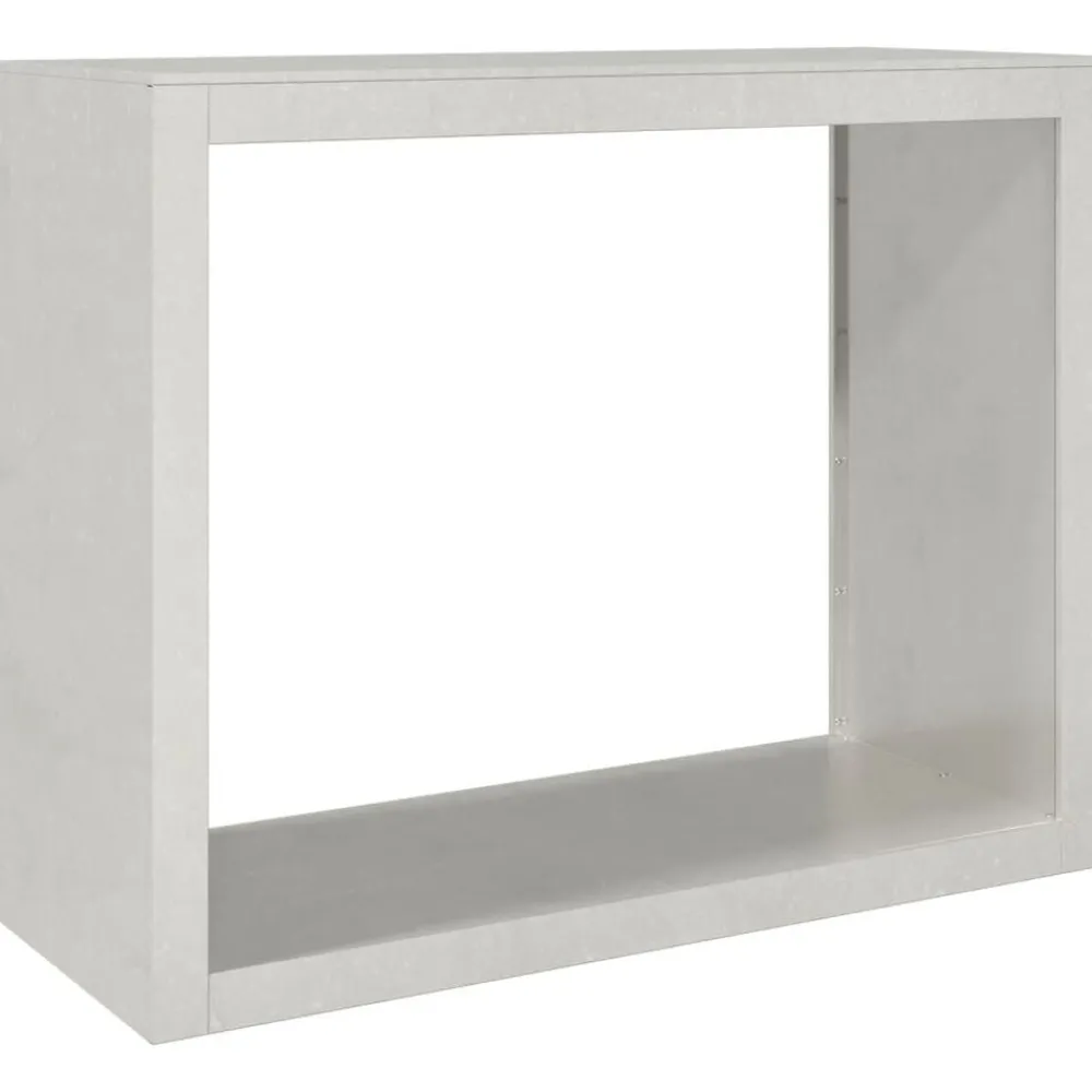 Accessoires Pour Cheminées & Poêles À Bois-vidaXL Portant de bois de chauffage 100x40x80 cm acier inoxydable Acier inoxydable/Gris clair