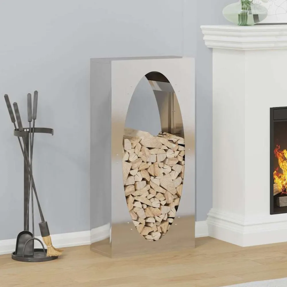 vidaXL Portant de bois de chauffage 50x23x100 cm