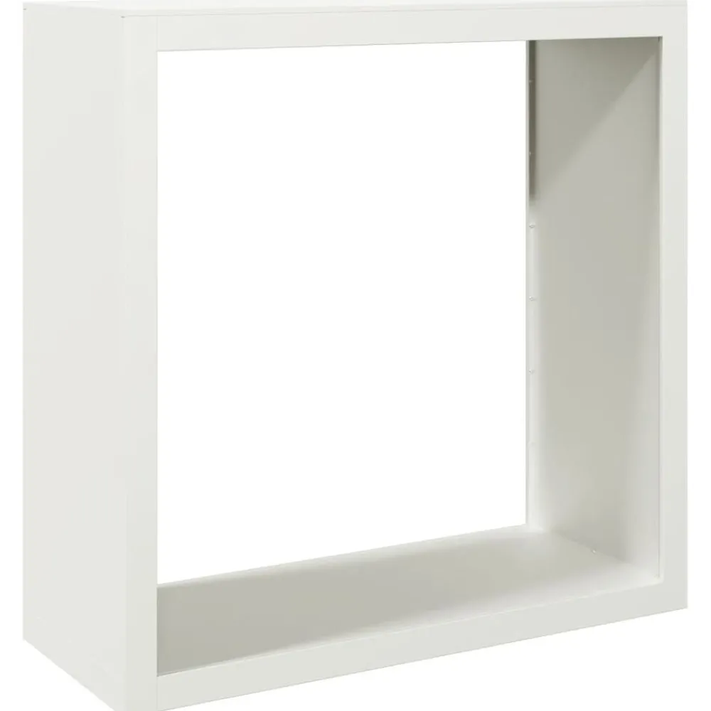 vidaXL Portant de bois de chauffage blanc 100x40x100 cm acier