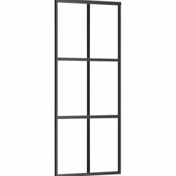 vidaXL Porte coulissante avec kit de quincaillerie 76x205 cm Verre ESG