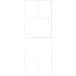 vidaXL Porte coulissante Verre ESG dépoli et aluminium 76x205 cm