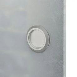vidaXL Porte coulissante Verre et aluminium 178 cm Argenté