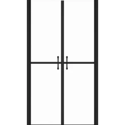 Plomberie-vidaXL Porte de douche ESG transparent (68-71)x190 cm Noir