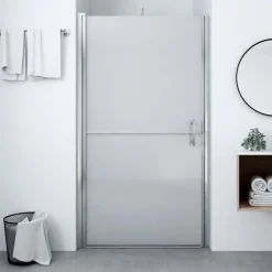 vidaXL Porte de douche Verre trempé 81x195 cm
