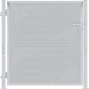 Clôtures & Barrières-vidaXL Porte de Jardin Argenté 85 x 97 cm Acier inoxydable