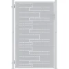 Clôtures & Barrières-vidaXL Porte de Jardin Argenté 85 x 120 cm Acier inoxydable