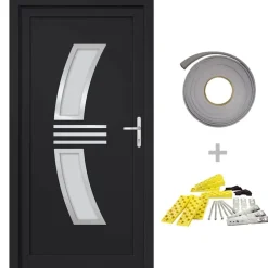 vidaXL Porte d'entrée 88x200 cm PVC