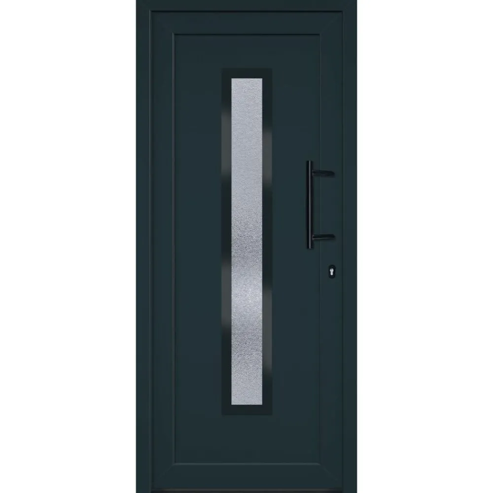 vidaXL Porte d'entrée 88x200 cm PVC