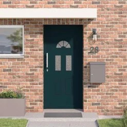 vidaXL Porte d'entrée Blanc 98x198 cm