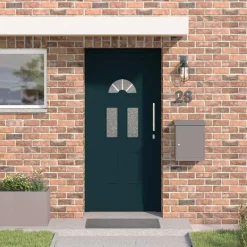 vidaXL Porte d'entrée Blanc 98x198 cm