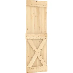 vidaXL Porte NARVIK 70 x 210 cm Bois de pin massif