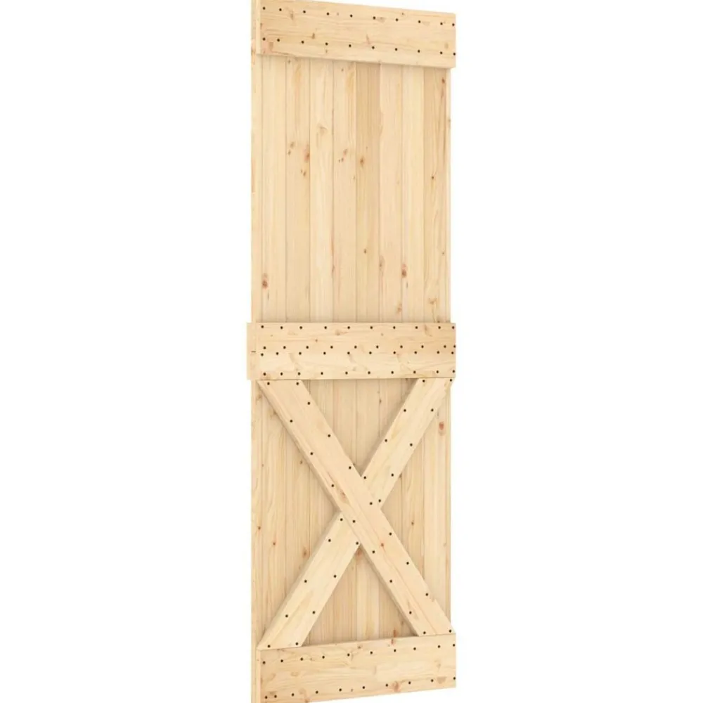 vidaXL Porte NARVIK 70 x 210 cm Bois de pin massif