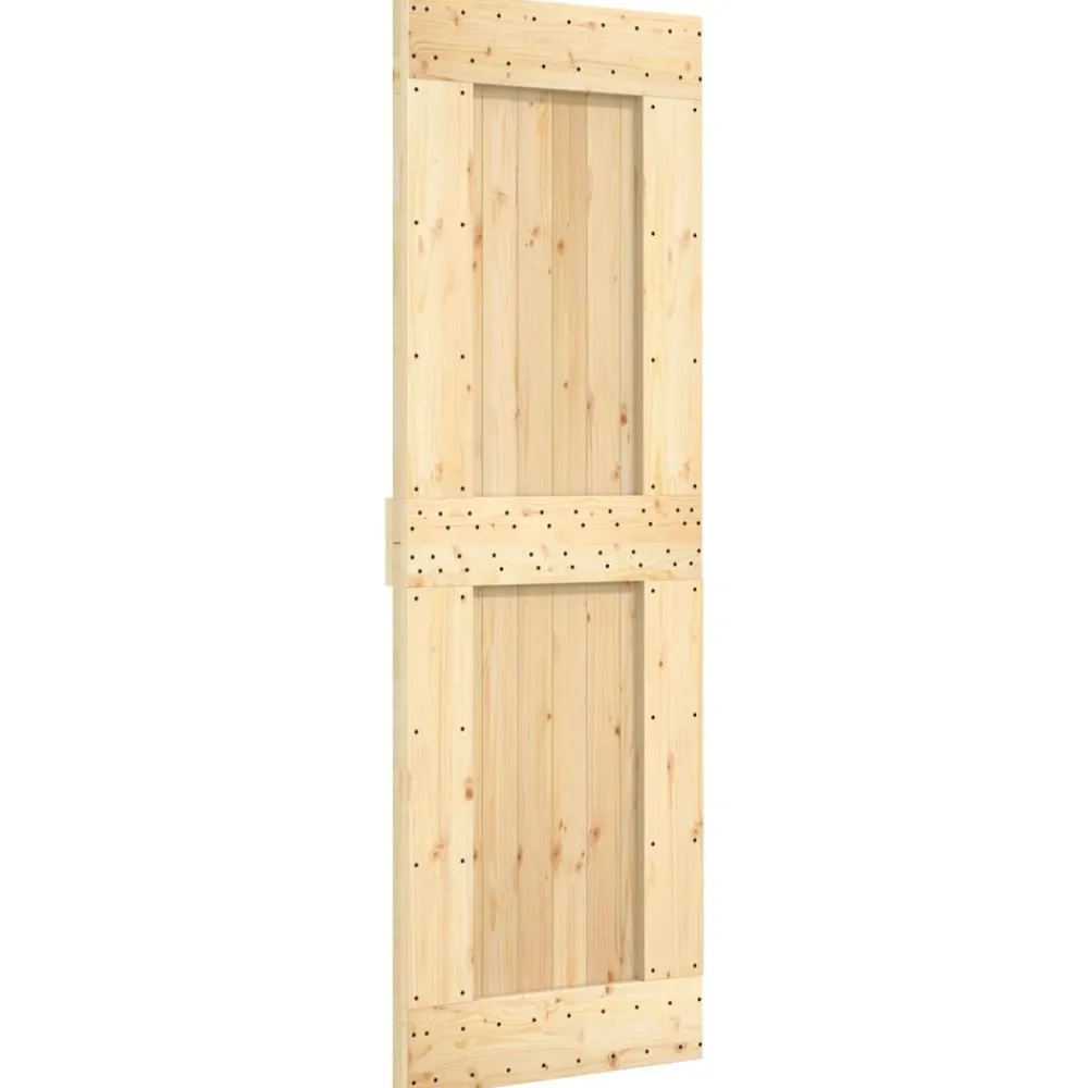 vidaXL Porte NARVIK 70 x 210 cm Bois de pin massif